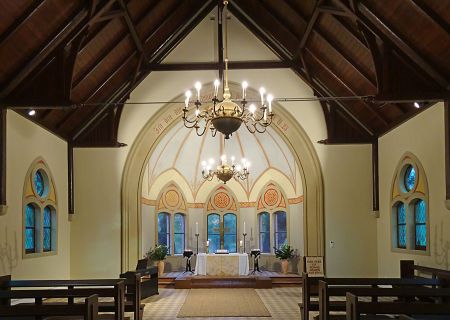 Kapelle, Innenansicht / Foto: K.Kelsch